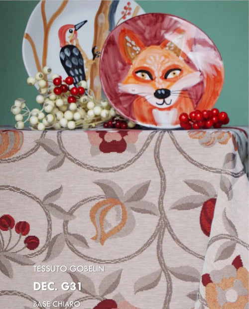 4 Stagioni Base Chiara Soggetti Rosso e Giallo - La Gabbianella Venezia