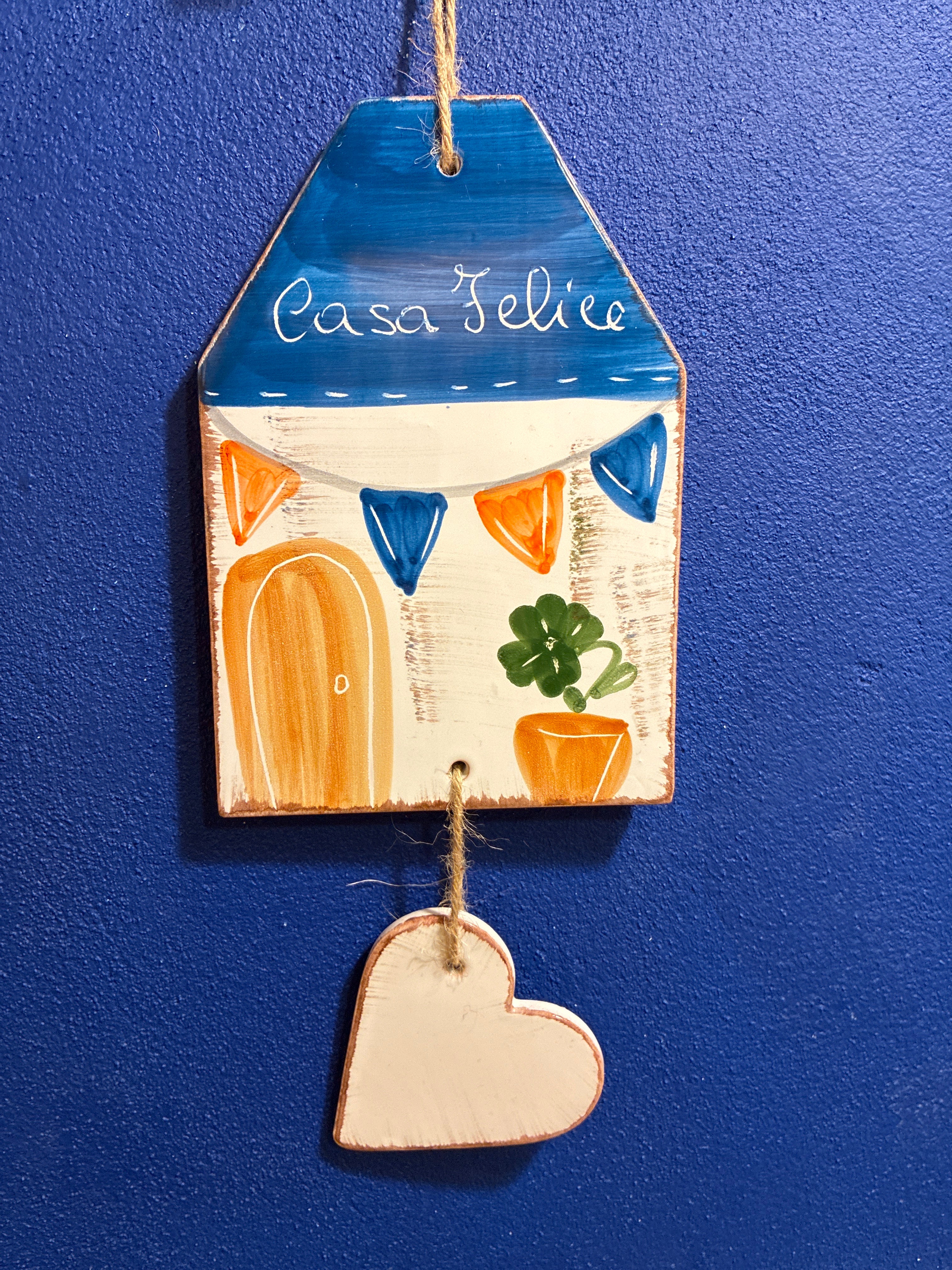 Carreau “hors porte” avec pendentif en forme de cœur