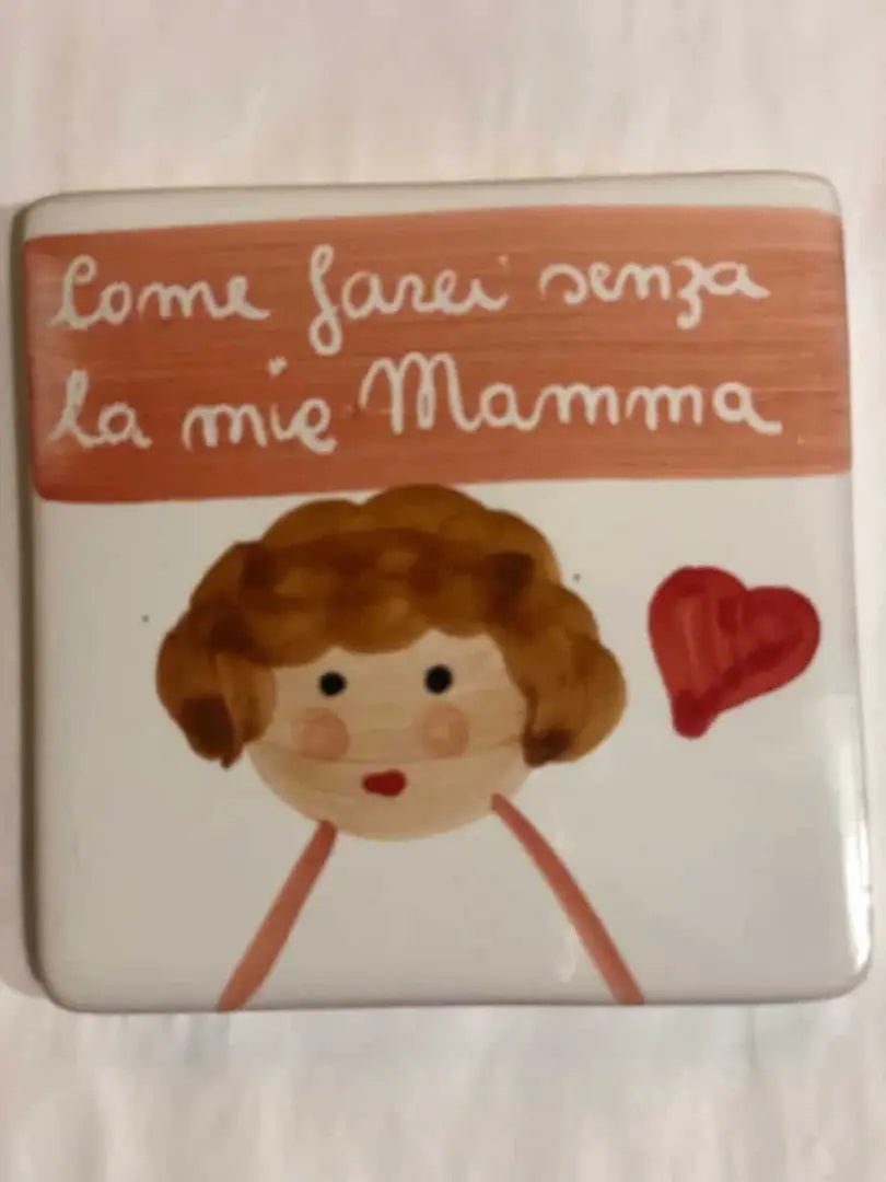 Mattonella "Come farei senza la mamma" - La Gabbianella Venezia