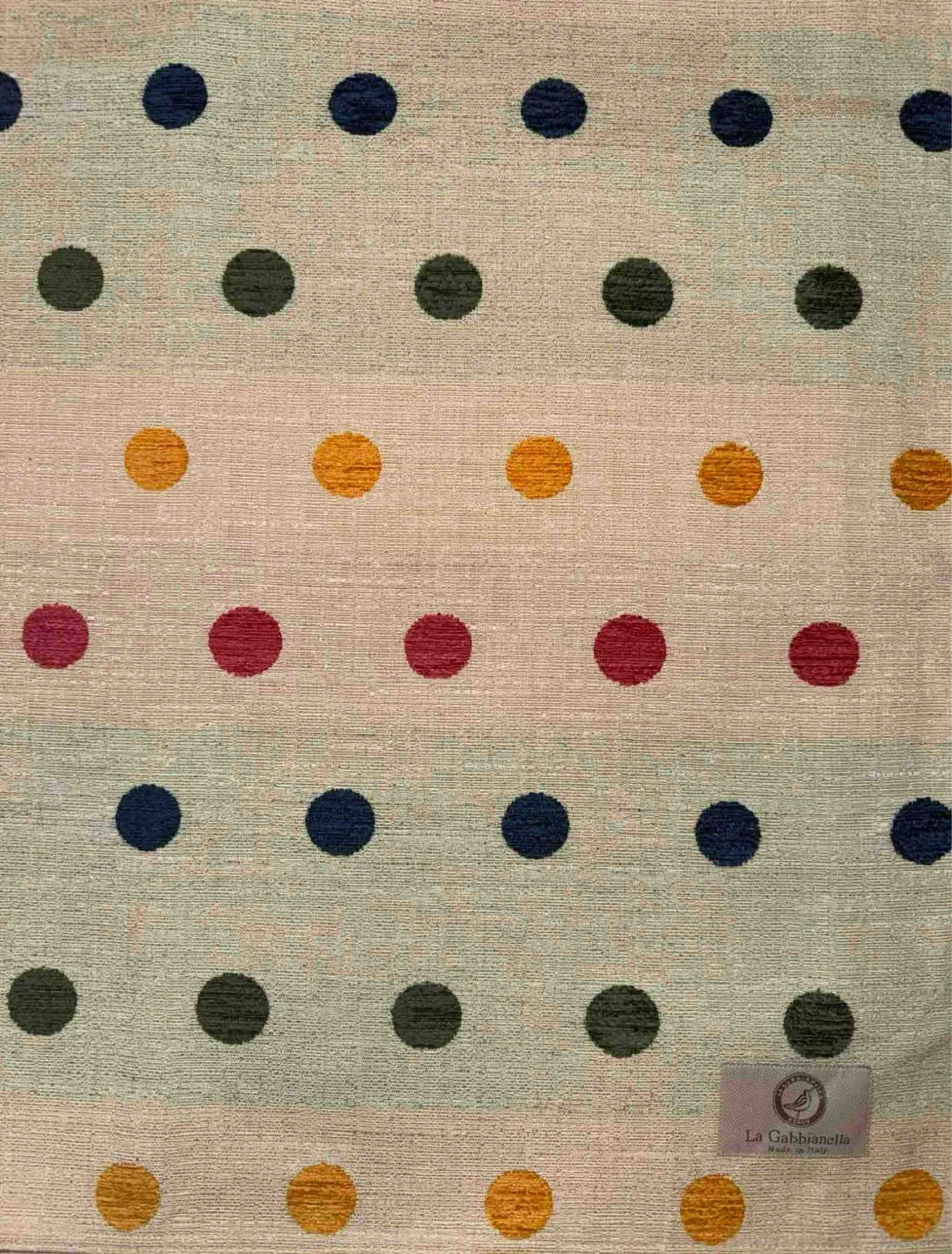Pois Multicolor base Bianca - La Gabbianella Venezia