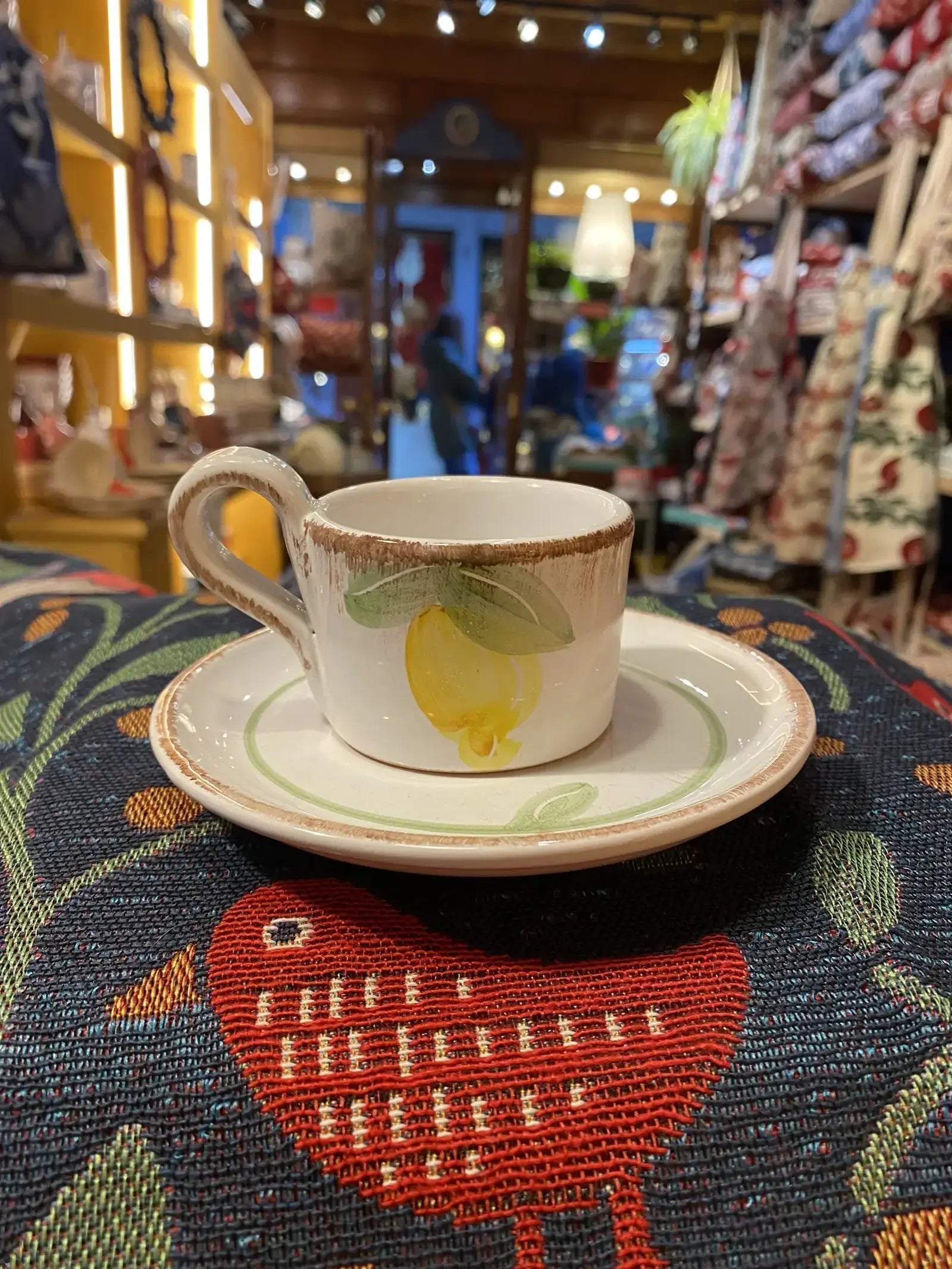 Tazza con piattino cappuccino - La Gabbianella Venezia
